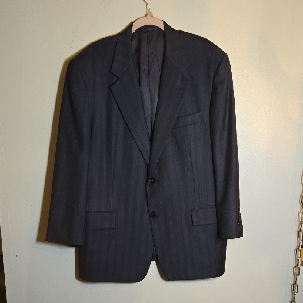 Loro Piana x Hickey Freeman Bespoke Silk Wool Pinstripe Men's Blazer NWOT